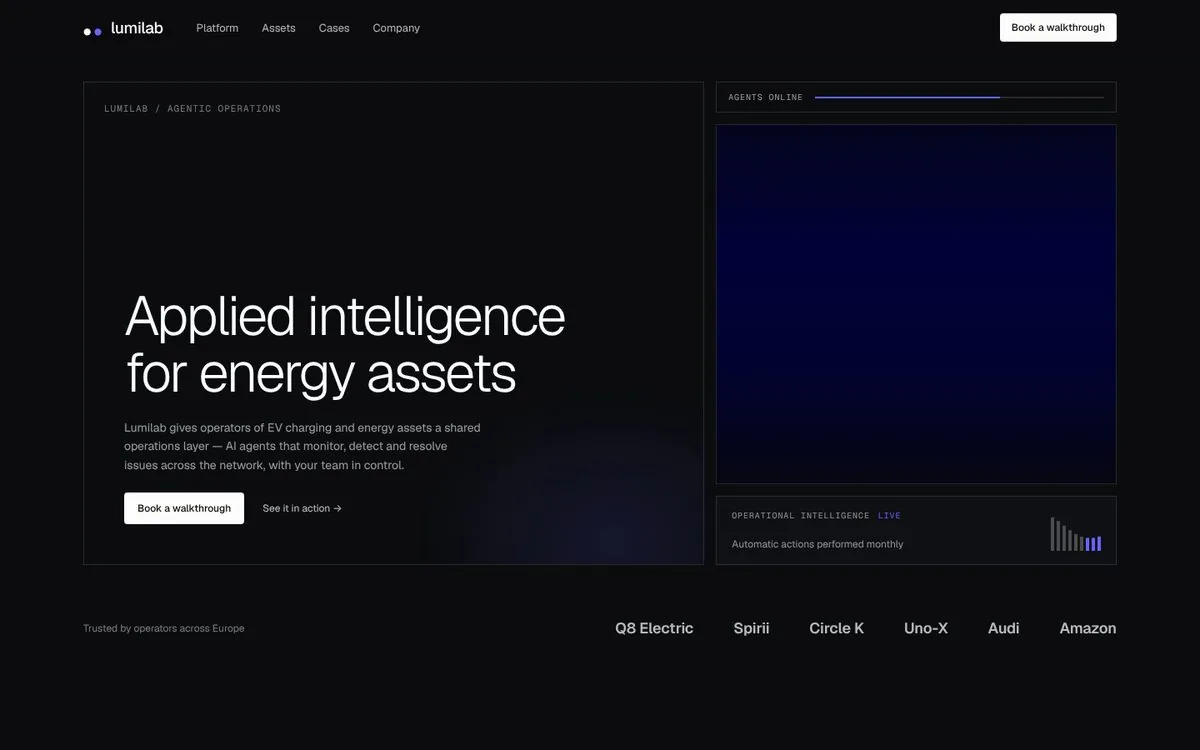 Lumilab homepage design concept by DIXI